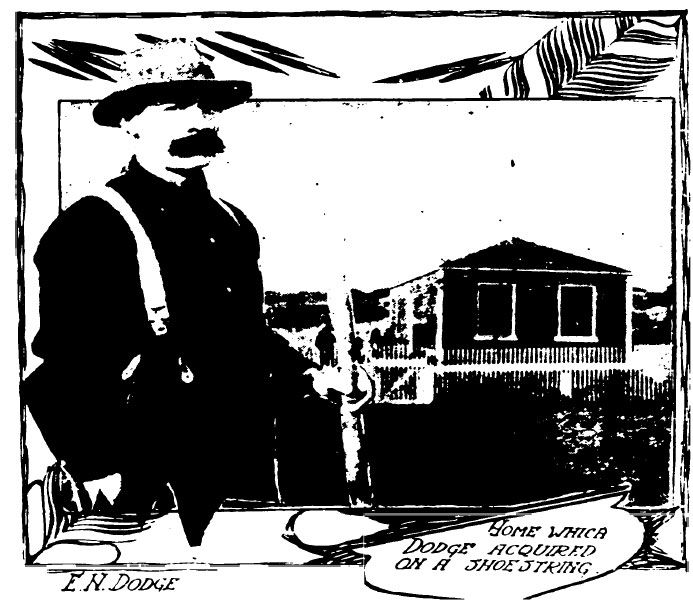 Newspaper illustration of house