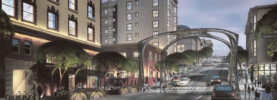 2016 rendering of proposed Fillmore Street arch