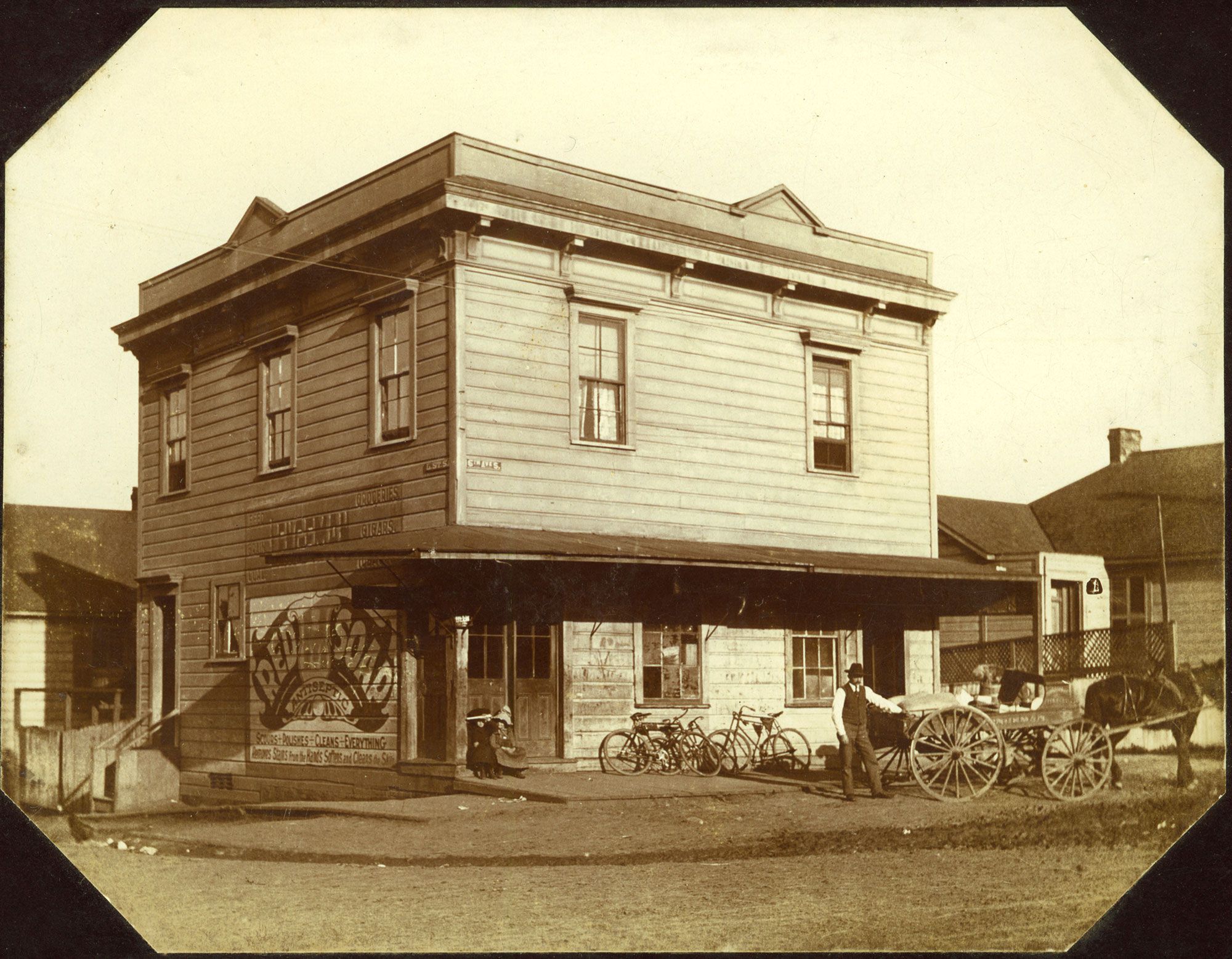 Old grocery store building