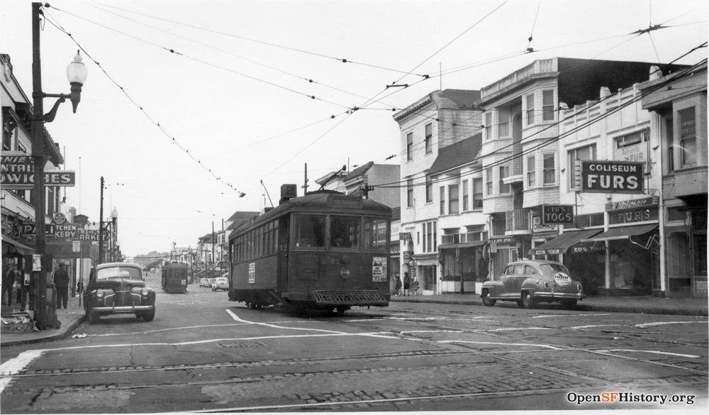 1940s view of Clement Street