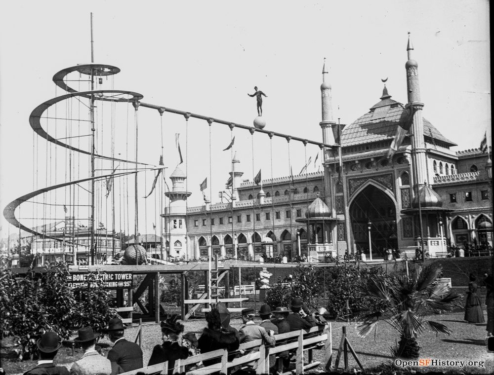 Performer at 1894 Midwinter Fair.