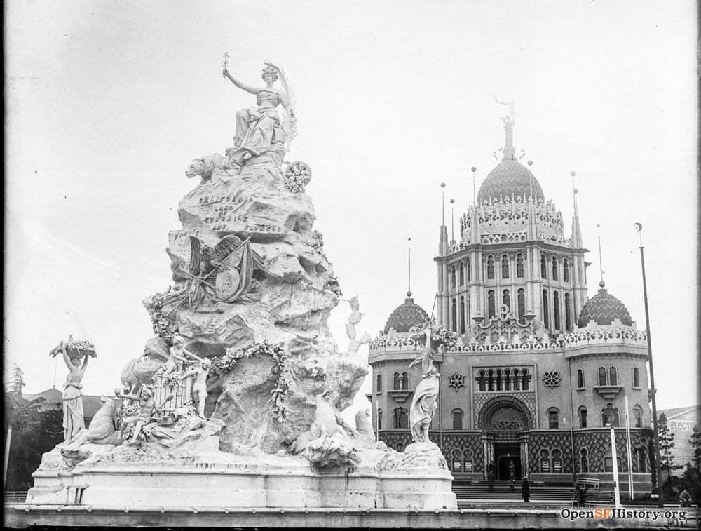 Fountain at 1894 Midwinter Fair