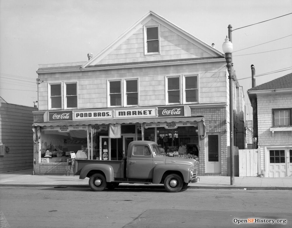 Photograph of small grocery store