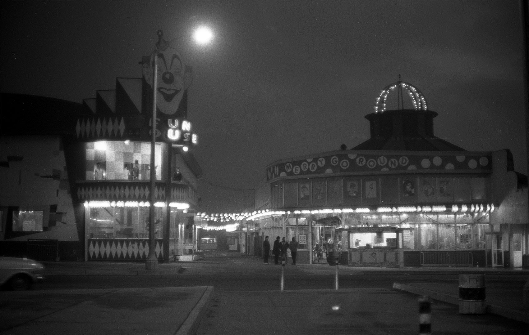 Playland at night