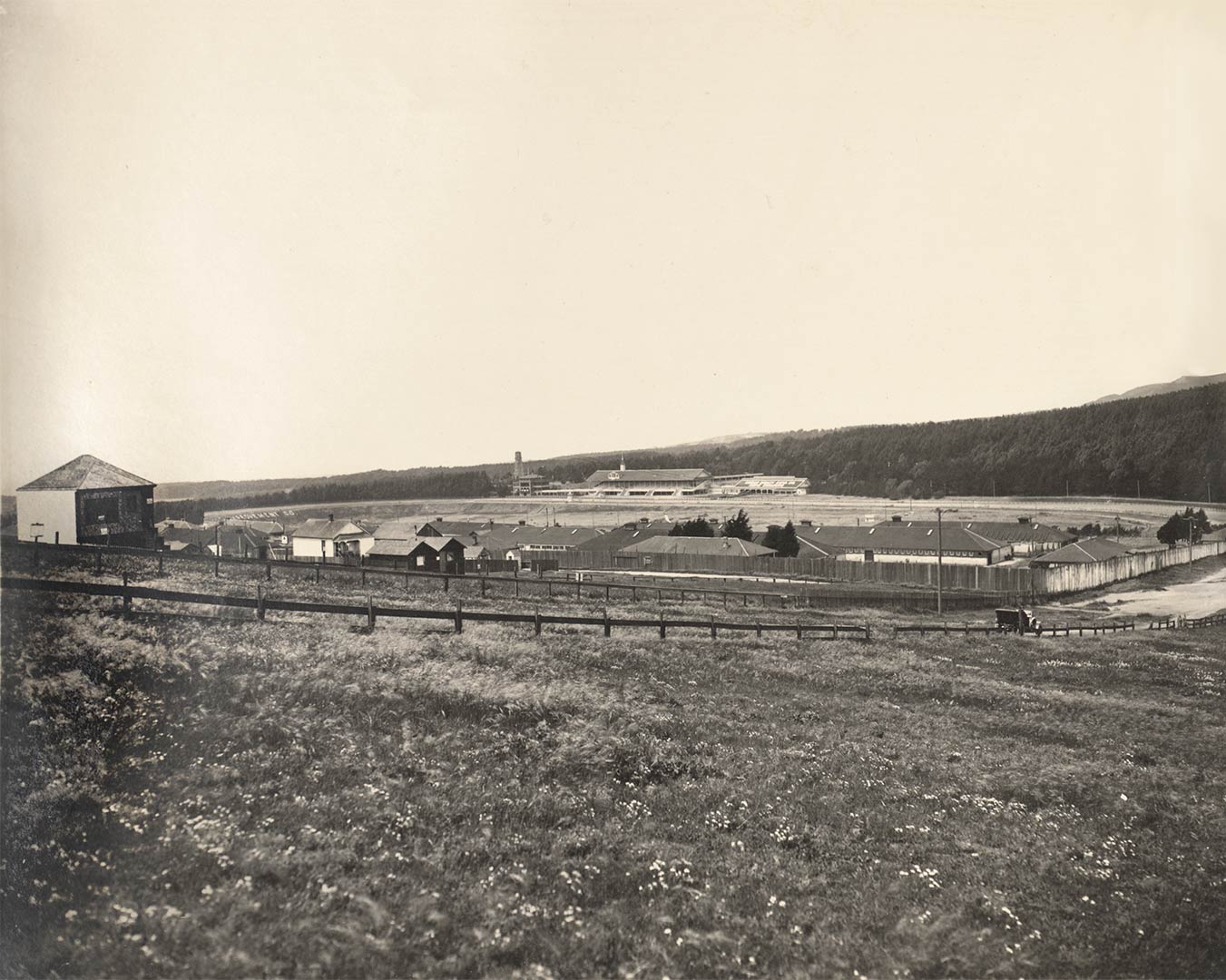 View of racetrack