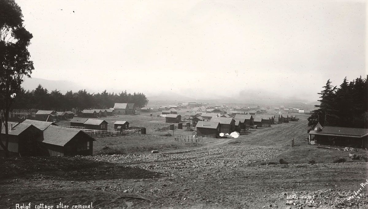 cottages on hillside