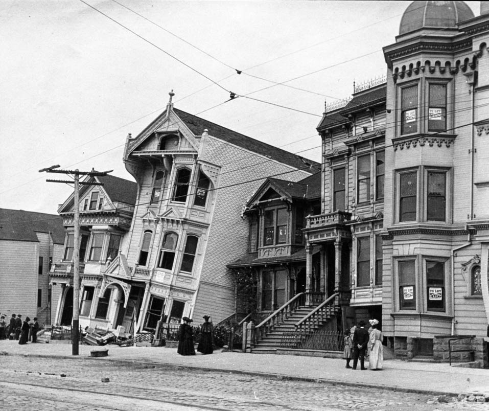 damaged houses