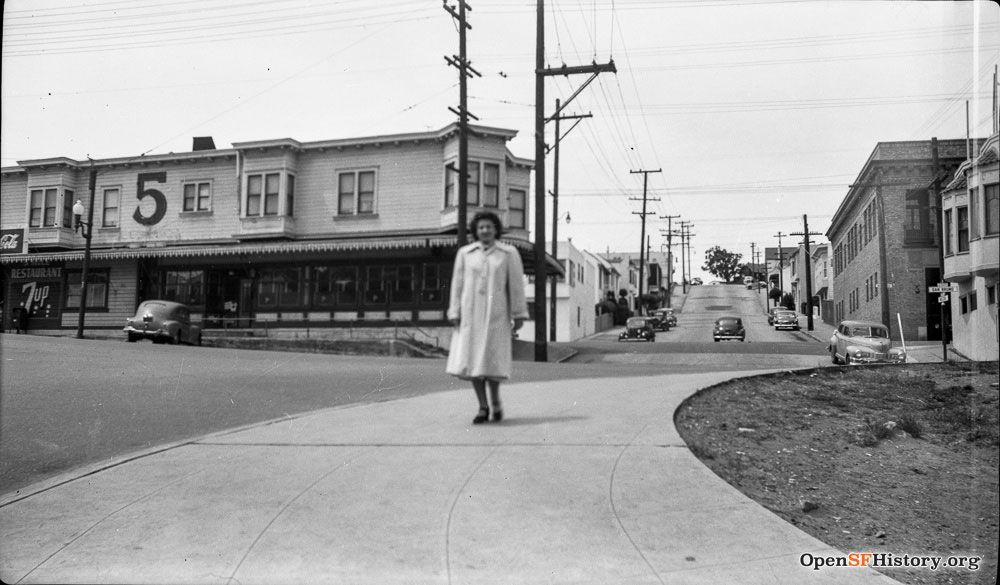 woman on street