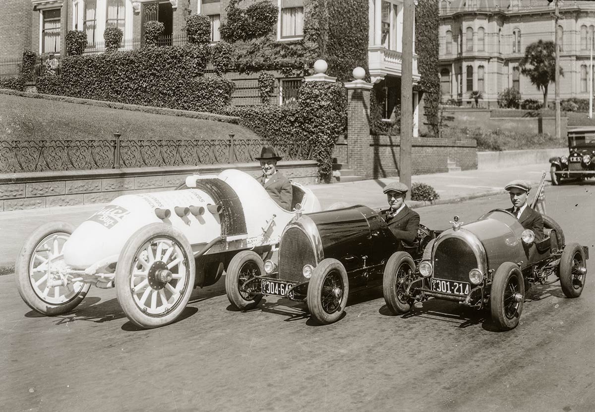 men in cars