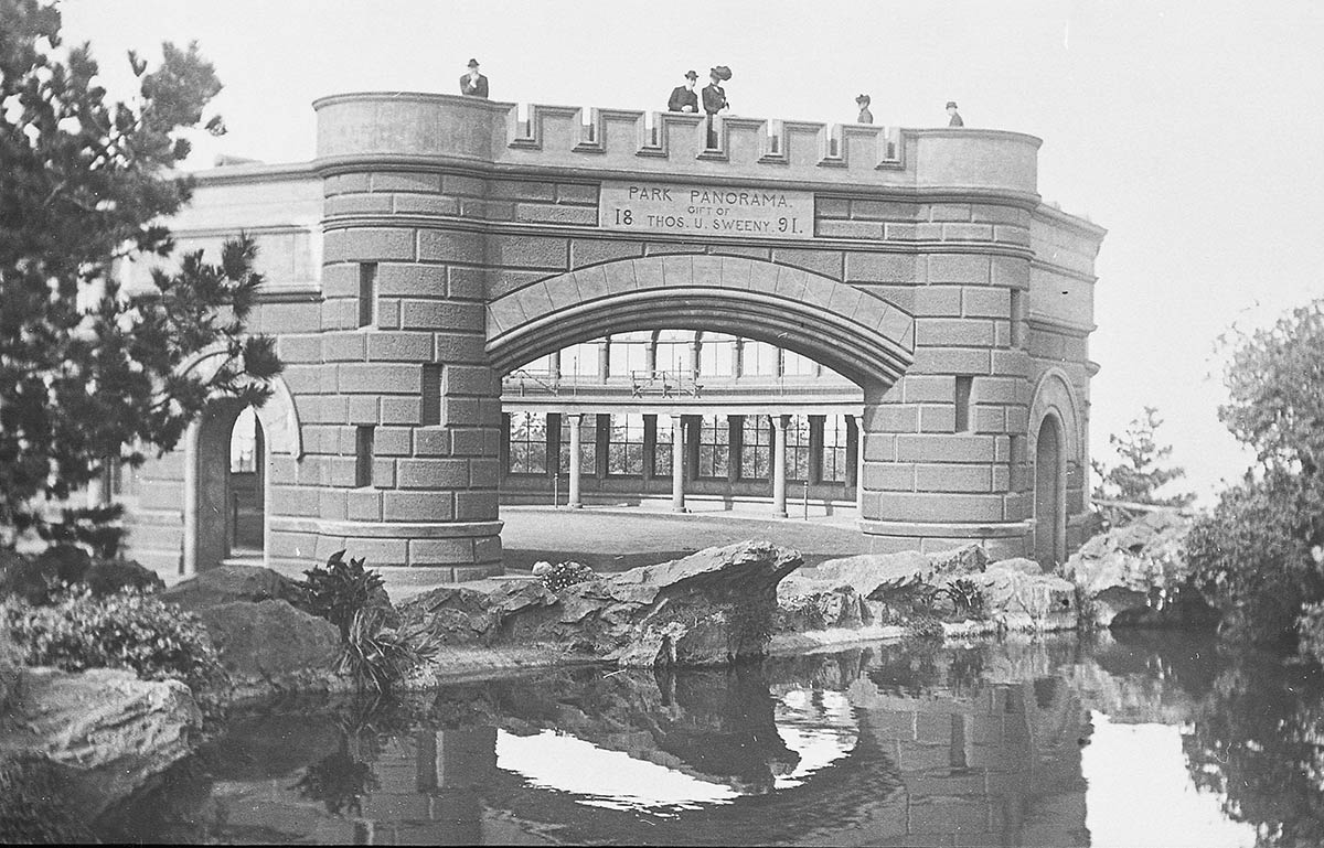 Observatory and pond