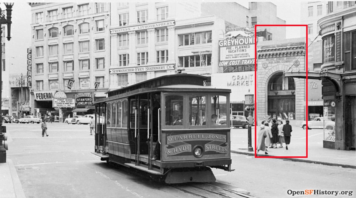 street and cable car