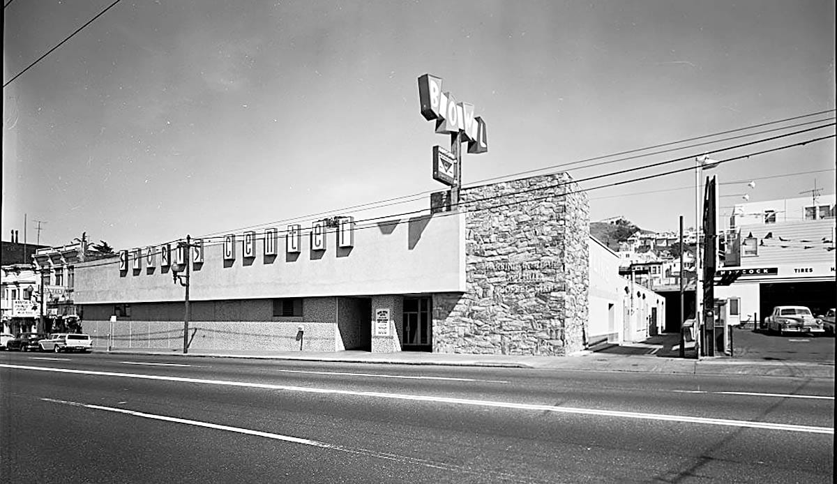 Mission Street bowling alley