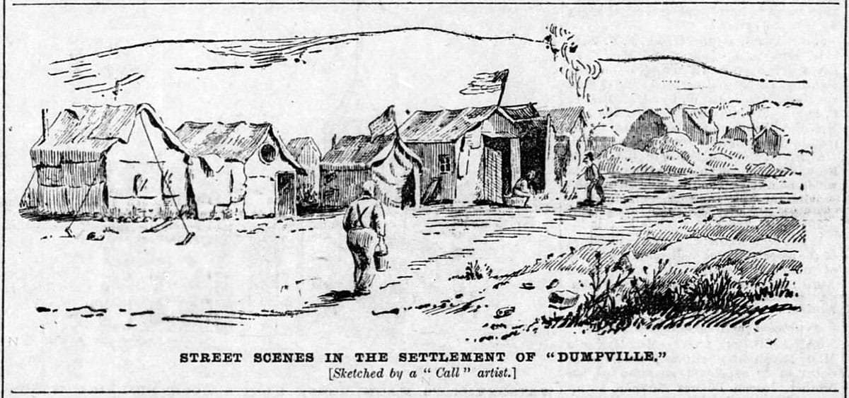 Dumpville sketch, 1895