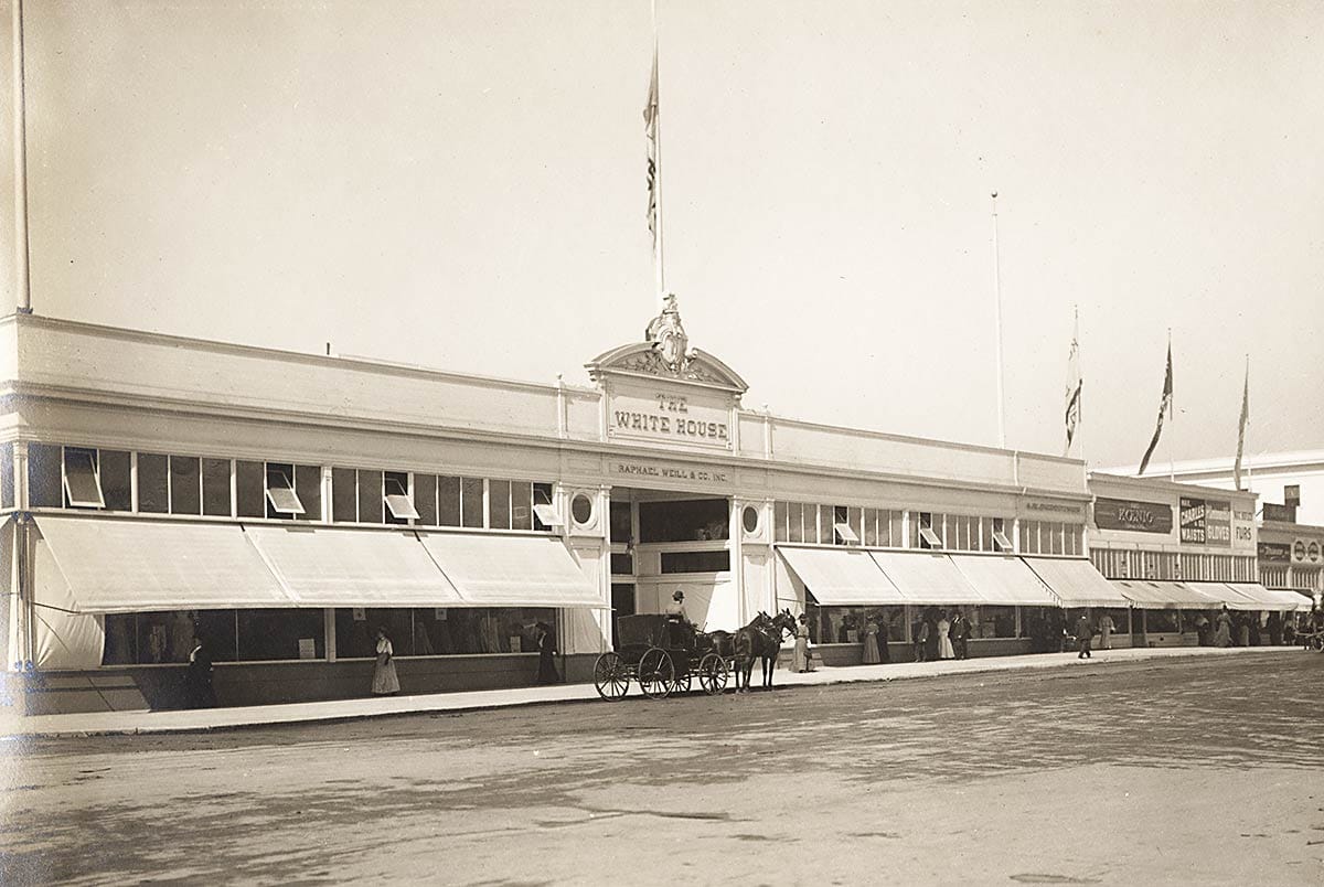 The White House on Van Ness Avenue in 1906