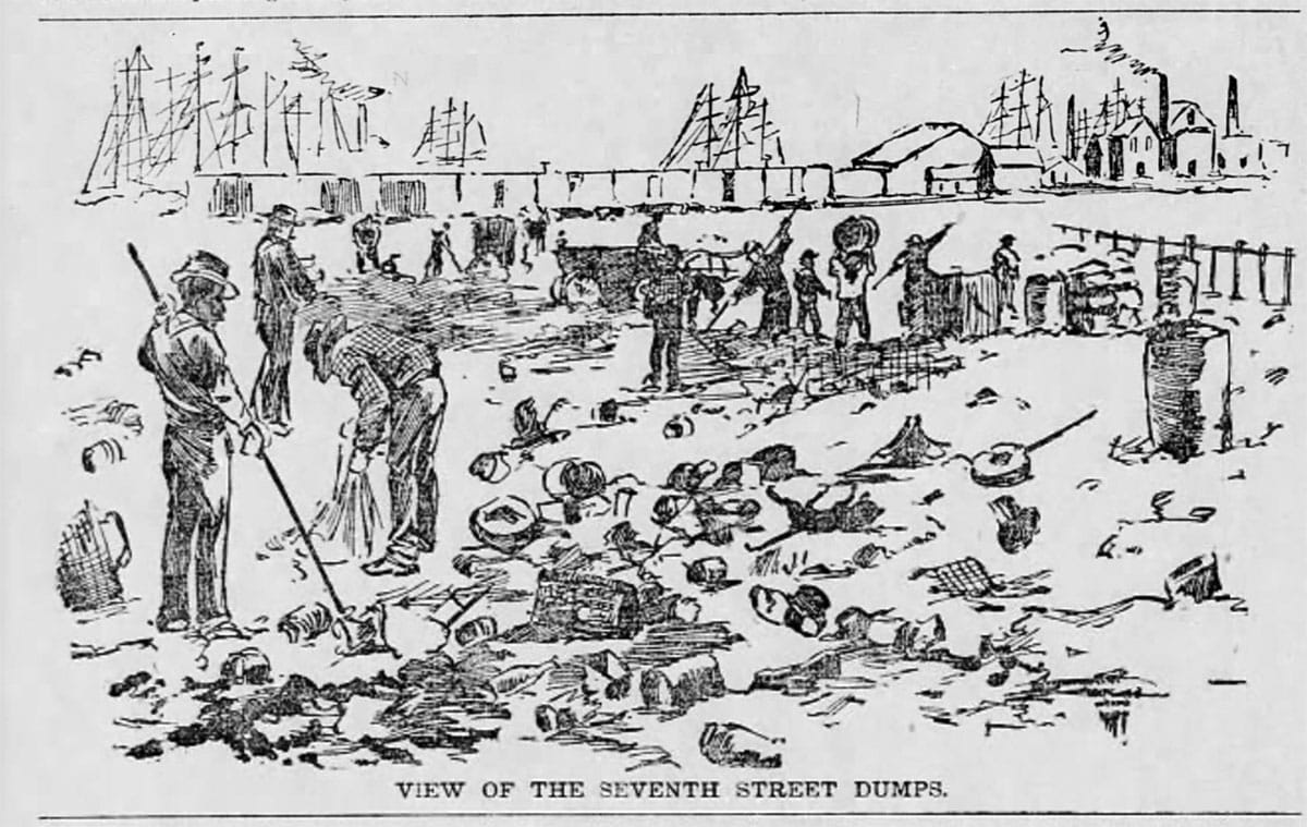 Mission Bay dumps sketch