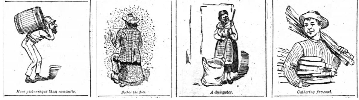 Sketches from Dumpville in 1889