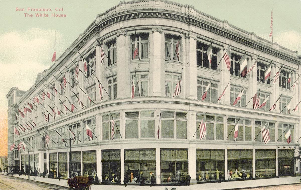 Postcard view of The White House