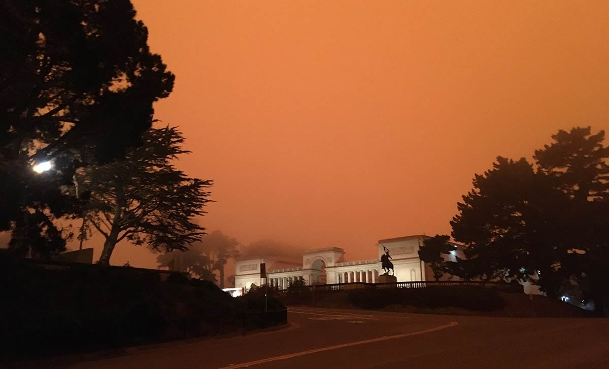 Orange sky day September 9, 2020