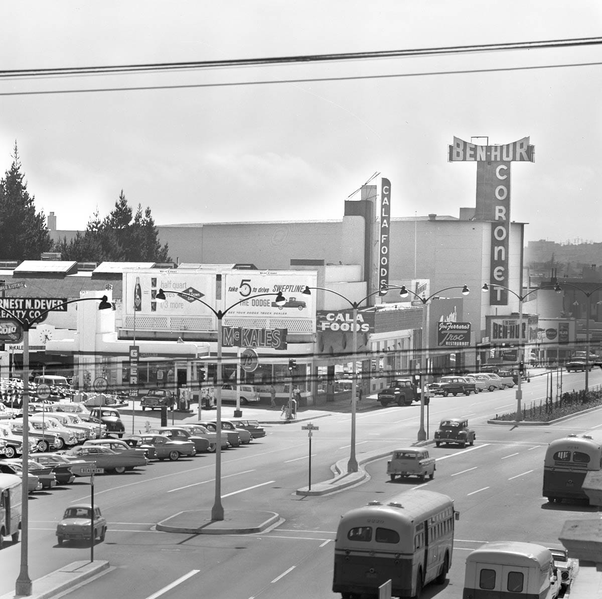 Geary Boulevard in 1960