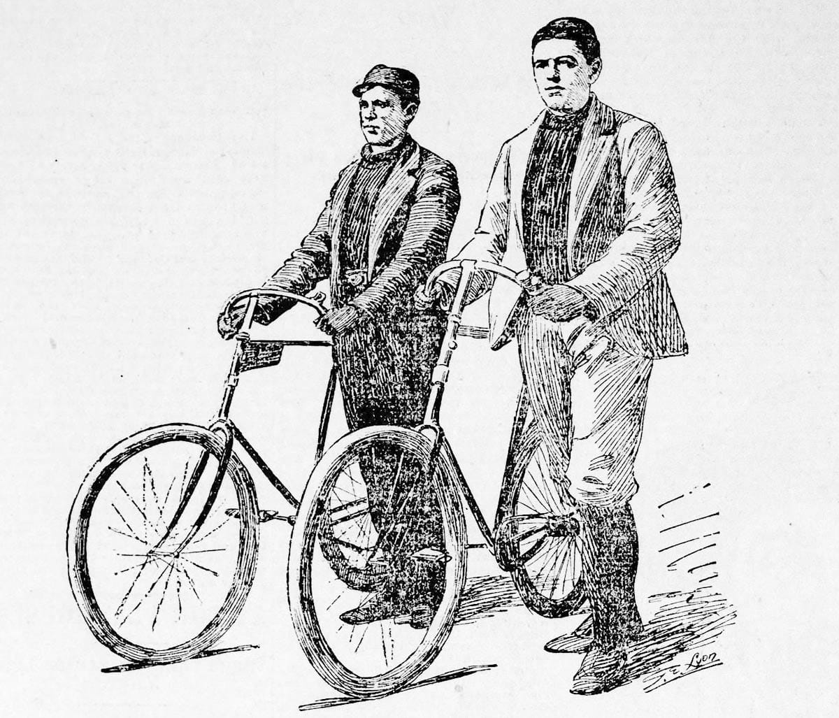 Bicycle bandits with their bikes