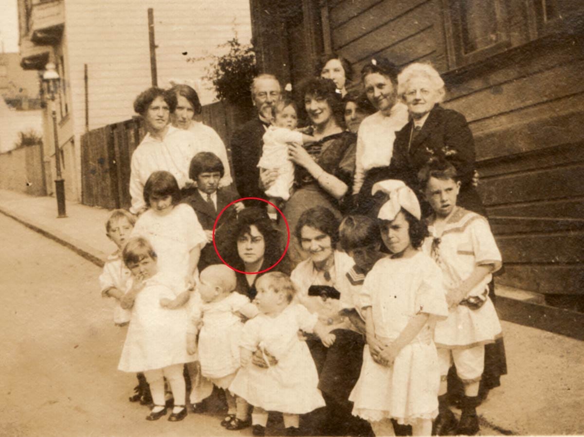 Nettie Meyers at birthday party