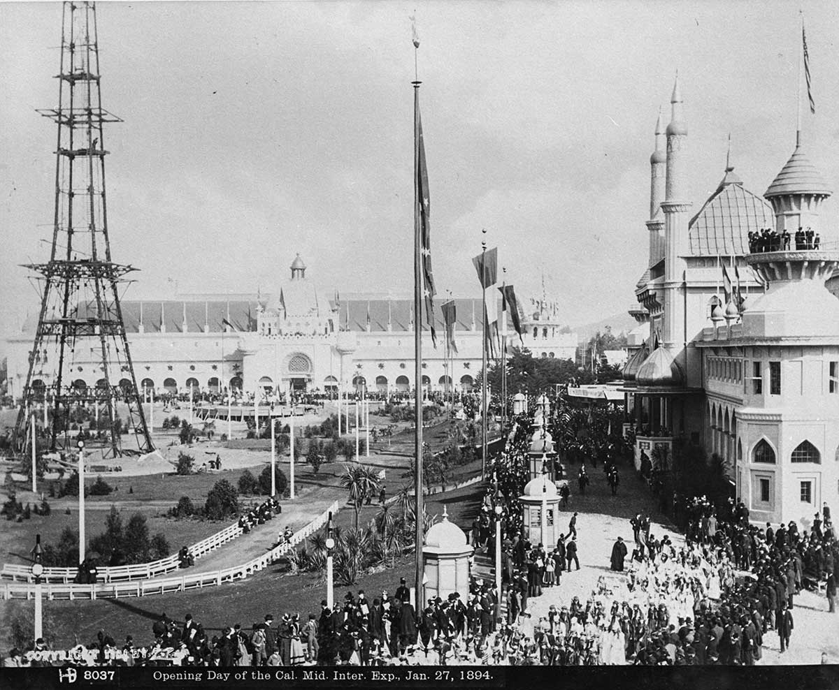 Opening Day view of Midwinter Fair