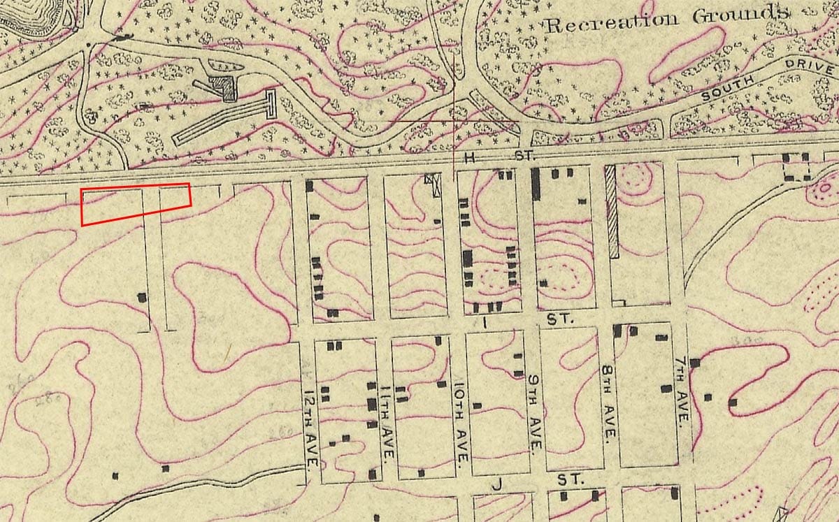 1900 Coast Survey map