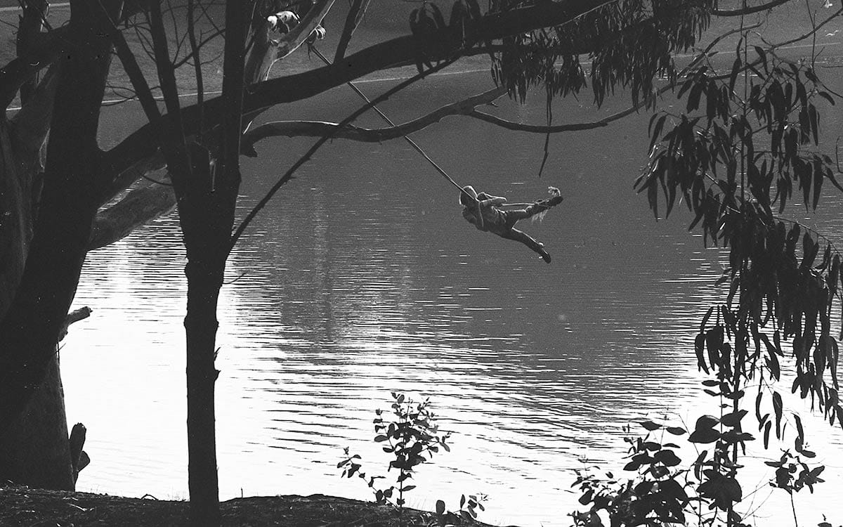 Mountain Lake Park rope swing