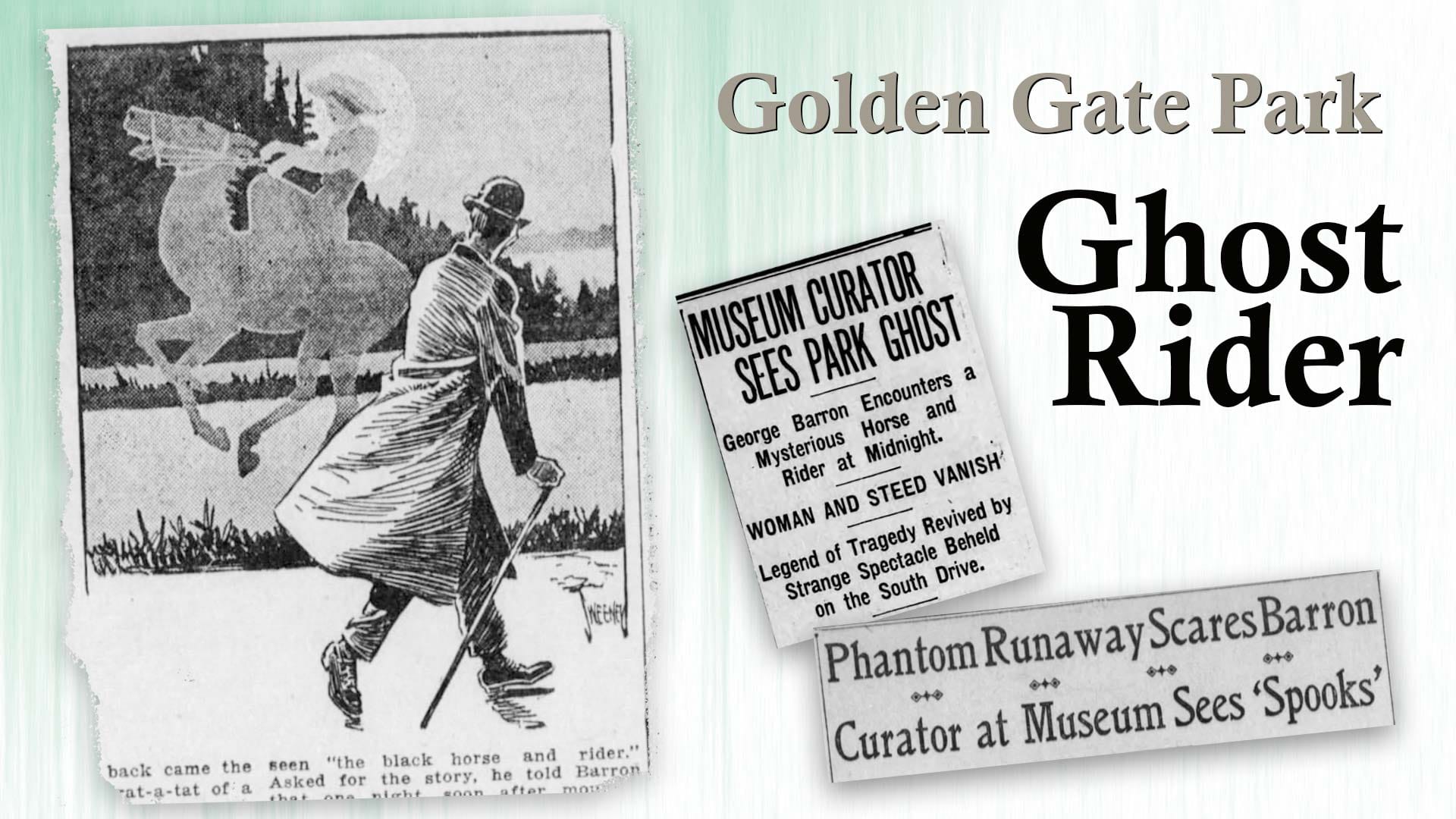 Golden Gate Park Ghost Rider